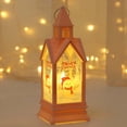 thumbnail image 1 of LED Electronic Candle Castle Lantern Night Light, Battery-Operated Tabletop Decor for Christmas Windo Display and Holiday Party Centerpiece, 1 of 1