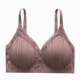 thumbnail image 1 of Tqcoqu Women's Seamless Backless Bra With Gathered Straps No Steel Rings Three Buckles Adjustable Breasts Fixed Cups And Suspender Straps, 1 of 2