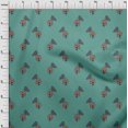 thumbnail image 3 of oneOone Cotton Poplin Fabric Floral & Block Print Fabric By Yard 42 Inch Wide, 3 of 4