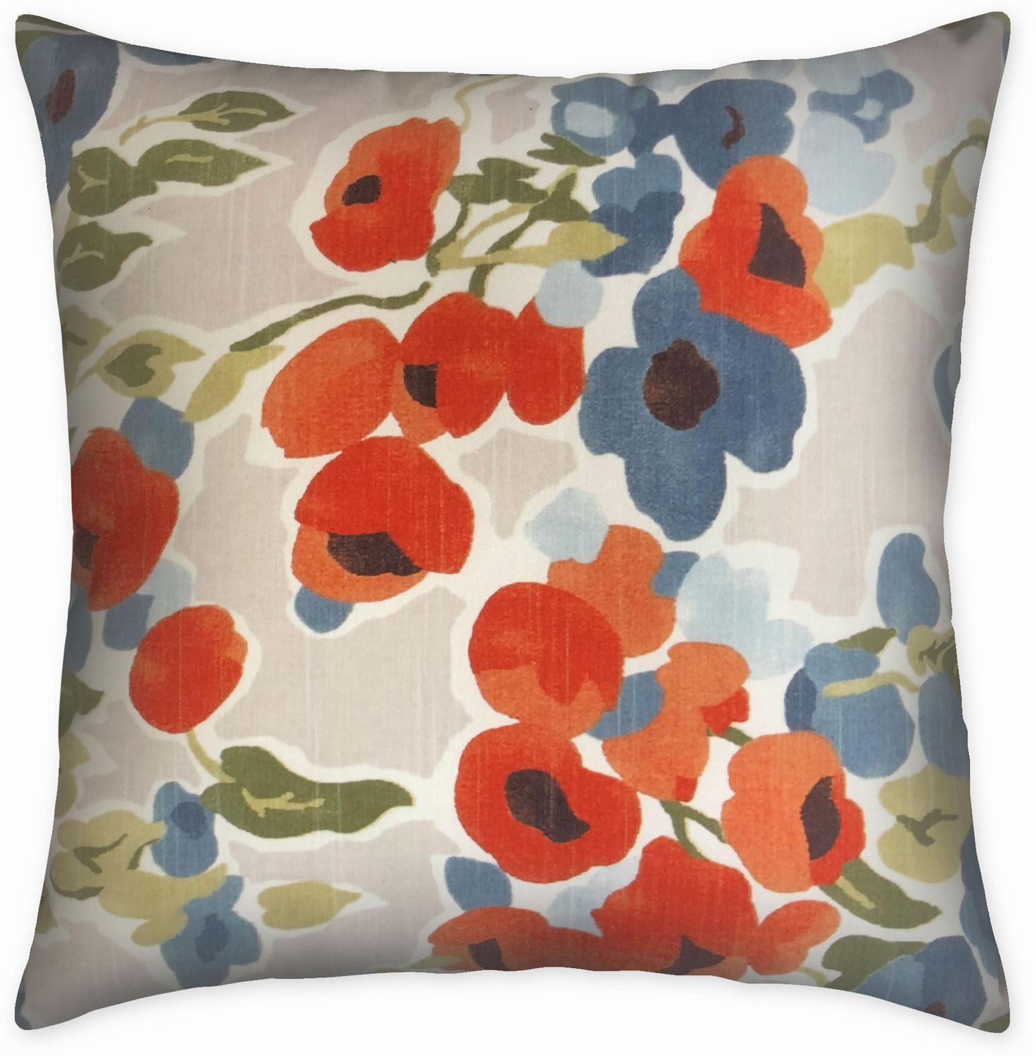 hometrends Oreiller décoratif orange bouquet