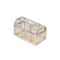 thumbnail image 1 of Flmtop Vintage Transparent Storage Box Candy Trinket Jewelry Holder Organizer Container, 1 of 8