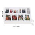 thumbnail image 2 of 13 Pieces Christmas Luminous House Set Collection Indoor Decoration DIY LED 5 4 2 Light Snow Village Home Decor Xmas Tree Window Ornament Gift, 2 of 8