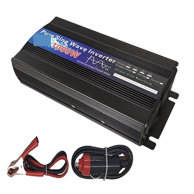 Pure Sine Wave Inverter 1000W 1600W 2000W DC 12V / 24V 50Hz 60Hz Power Inverter Home Car Converter Solar Energy