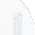 thumbnail image 5 of vidaXL 2-Tier Side Table Transparent & Black 38x38x50cm Tempered Glass, 5 of 5
