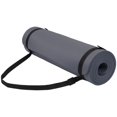 thumbnail image 1 of Fitvids 1/2" Thick High Density Exercise Yoga Mat, Carrying Strap, Graphite, 1 of 7