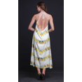 thumbnail image 4 of Bimba Robe de Plage d'Été pour Femmes, Dos Nu, Col Licou, Imprimée Teinture sur Nœuds - Medium, 4 of 6