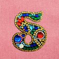 thumbnail image 3 of Porte-clés de Noël 26 Lettres Pendentif Strass, 3 of 8