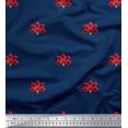 thumbnail image 1 of Soimoi polyester Crepe Fabric Artistic Floral Print Fabric by the Yard 52 Inch Wide, 1 of 5