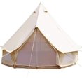 thumbnail image 2 of Large Camping Tent Outdoor Luxury Canvas Camping Tent for 8-10 Persons, 2 of 7