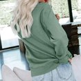 thumbnail image 2 of MASRIN Womens Flannel Jacket Plus Size Plaid Shacket Button Down Oversized Coat Long Sleeve Wool Blend Outwear Coats, 2 of 5
