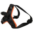 thumbnail image 1 of Motorcycle Helmet Mount Bracket, Shockproof Prevent Slip Buckle Reinforced Polyester Ribbon Helmet Front Chin Bracket Holder  For Hero 9 8 7 6 5 Blue,Orange,Black, 1 of 8