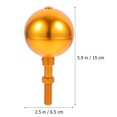 thumbnail image 2 of 1Pc Drapeau d'Or Pole Ball Pratique Drapeau Pole Topper Utile Drapeau Pole Accessoire, 2 of 9