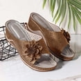 thumbnail image 1 of drppepioner Woman Fish Mouth Collection Leather Soft Footbed Orthopedic Arch-Support Sandals Sandals for Women, 1 of 3