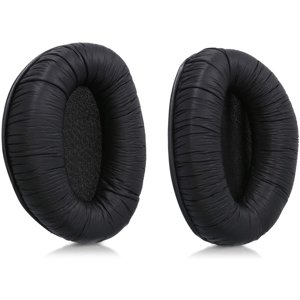2x Plaquettes d'oreille compatibles avec Sennheiser Rs160 / Rs170 / Rs180 écouteurs - Plaquettes d'oreilles de remplacement en cuir artificiel pour casques suroreille