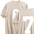 thumbnail image 4 of Pisexur 67 Chandail Col Rond Drôle Six Sept 6 7 Mème Gén Alpha Argot T-Shirt Kaki,TG, 4 of 5