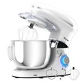 thumbnail image 2 of Costway Batteur Fouet à Pâte 6 Vitesses 660W Tête Inclinable 6.3Qt Batteur sur Socle Blanc, 2 of 10