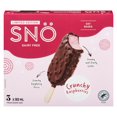 thumbnail image 1 of Snö Plant Based Crunchy Raspberries Bars, 1 of 12