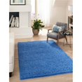 thumbnail image 1 of Unique Loom 3136673 8 x 10 Pi Shag Solide Tapis Rectangulaire&44; Bleu Pervenche, 1 of 5