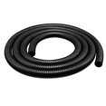 thumbnail image 1 of Unique Bargains 2.5M Long 21.2mm Dia Corrugated Bellow Conduit Tube PP Polyethylene Tubing Black, 1 of 5