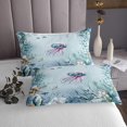 thumbnail image 3 of Erosebridal Cartoon Jellyfish Coverlet Set Twin, Sea Fish Bedding Set, Ocean Room Decor, 2-piece, 3 of 5