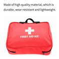 thumbnail image 4 of DEELLEEO Emergency Case Home Outdoor Travelling Medical Storage Box Case First Aid Bag Emergency Red Emergency Medical Bag, 4 of 4