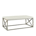 thumbnail image 1 of Monarch Specialties Coffee Table, Accent, Cocktail, Rectangular, Living Room, 44"l, Metal, Laminate, Glossy White, Chrome, Contemporary, Modern, 1 of 1