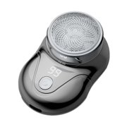 Meitianfacai 2024 New Mini Electric Shaver for Men, Portable Waterproof Wet&Dry Electric Razor Rechargeable, Powerful Storm Shaver Perfect Fathers Day Gift Sliver
