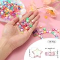 thumbnail image 2 of Uxcell 11mm Crystal Star Beads, 100 Pcs Acrylic Star Bead, Pink, 2 of 5