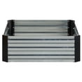 thumbnail image 1 of Grapevine Galvanized Steel Raised Garden Bed, Rectangular, 2-Tone, 1 of 5