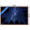 thumbnail image 2 of Milky Way At Night Wall Poster, 14.725" x 22.375" Framed, 2 of 4