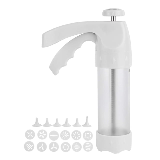 TIELUTT Cake Pattern Mould Cookie Pattern Kit White Battery Operated Cookie for Baking Large Alphabet for Baking Cookie compatible with Machine Cookie Letter Stamper Christmas Cookie Silicone