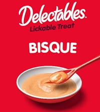 Delectables Friandises pour Chats en Bisque Sans Fruits de Mer Paquet Varié de 6
