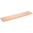 thumbnail image 1 of vidaXL Table Top Light Brown 180x40x(2-4) cm Treated Solid Wood Oak, 1 of 7