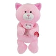thumbnail image 4 of Kid Connection Maman animal doux avec bébé chatte 14''H, 4 of 5
