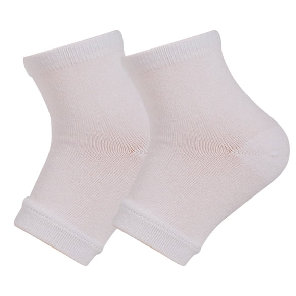 relayinert 1 Set Gel Heel Socks Woolen Toeless Cool Protective Unisex Beauty Hosiery Spa Experience Adjustable Ankle Kit Support Sports Type 1 1Set