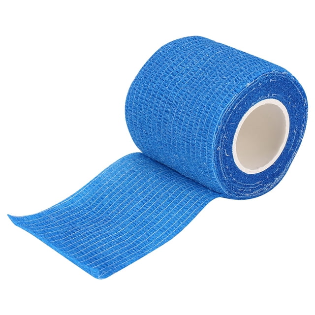 Finger Protection Wrap NOn Woven Fabric Self Adhesive Bandage Sport Binding Joints Support Tape Blue