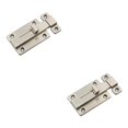 thumbnail image 1 of relayinert Heavy Duty and Reliable Door Security Slide Latch Lock with Screws 3inch Shed Style A 2Set, 1 of 6