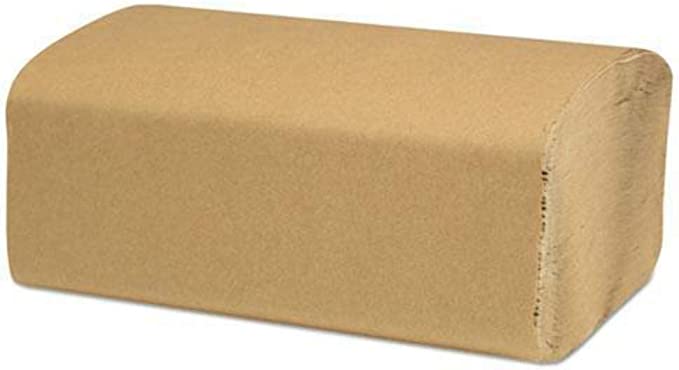 PRO Select Folded Paper Towels, Single-Fold, Natural, 9 x 9.45, 250/Pack, 16/CT