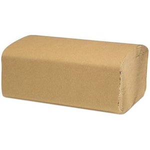 PRO Select Folded Paper Towels, Single-Fold, Natural, 9 x 9.45, 250/Pack, 16/CT