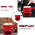 thumbnail image 4 of Shisuyan 1 Set of Practical Chocolate Pot Chocolate Fondue Ceramic Cheese Melting Pot, 4 of 8