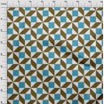 thumbnail image 3 of oneOone Georgette Viscose Fabric Triangle|Parallelogram & Square Geometric Decor Fabric Printed BTY 42 Inch Wide, 3 of 4