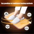 thumbnail image 4 of Electrical Heating Foot Warmer Mat | 30x50cm Heated Floor Pad with Carbon Crystal Technology | 9 Adjustable Heat Levels Timer Function | Waterproof Antiskid Office Home Use, 4 of 6