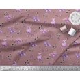thumbnail image 2 of Soimoi Polyester Crepe Fabric Check,Spider & Bat Kids Decor Fabric Printed Yard 42 Inch Wide, 2 of 3