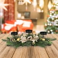 thumbnail image 1 of Yhmxh Home Decor Christmas Three-legged Candlestick Home Desktop Candlestick Rattan Garland Decoration Party Matching Ornaments Welcome Home Decorations Spring Decor, 1 of 5