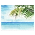 thumbnail image 2 of Designart Palm Beach Resort At Dawn III Canvas Wall Art, 2 of 4