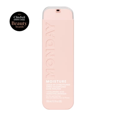 MONDAY Haircare MOISTURE Leave in Conditioner with Hyaluronic Acid, Jojoba & Almond Oil, Shea Butter& Wheat Protein for Dry & Dull Hair