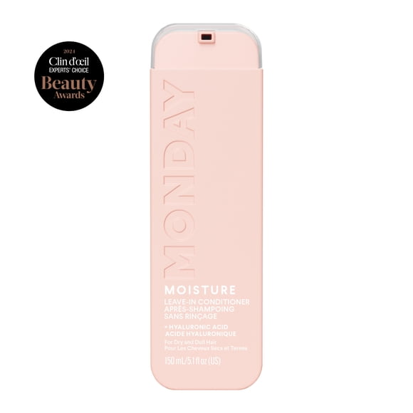 MONDAY Haircare MOISTURE Leave in Conditioner with Hyaluronic Acid, Jojoba & Almond Oil, Shea Butter& Wheat Protein for Dry & Dull Hair