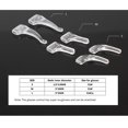 thumbnail image 2 of 20 Pieces Glasses Spectacles Ear Hooks Transparent Grips Clear M, 2 of 8