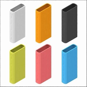 Cas de banque de puissance pour Xiaomi Silicone Cover 20000mAh Batterie externe pour Xiao mi PLM07ZM/PB2050ZM/PLM18ZM