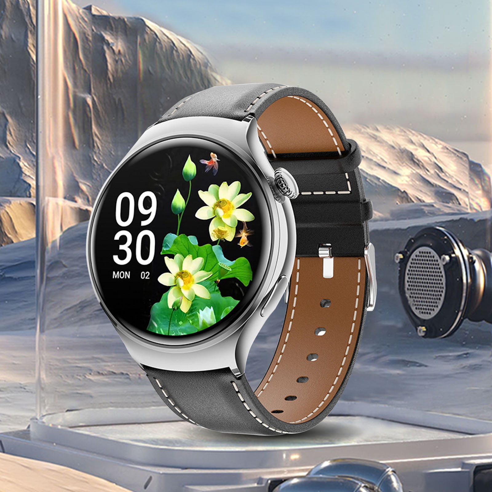 Chmadoxn Smart Watch New Bluetooth Call For Women's Health Temperature NFC Smartwatch a smartwatch